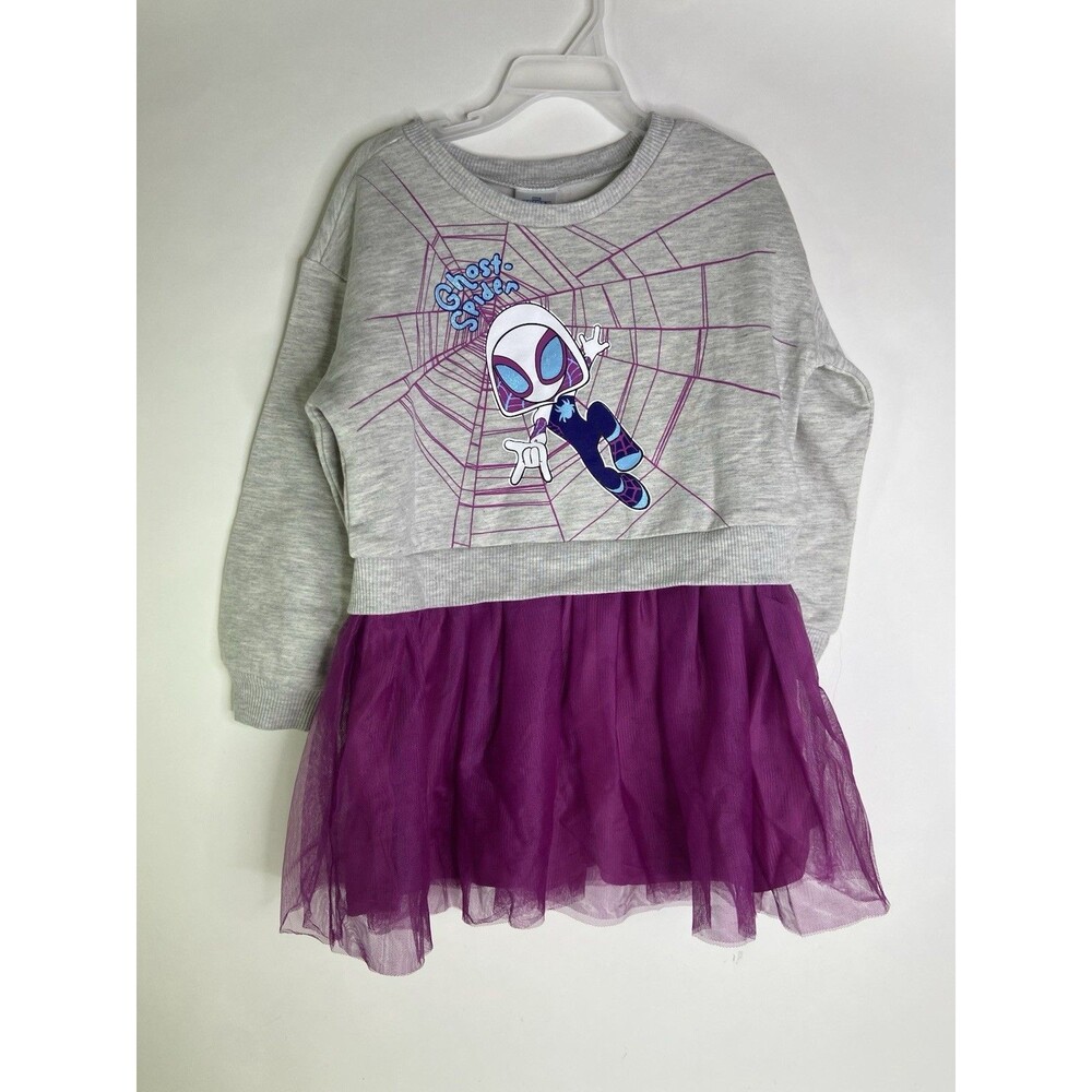 Marvel Spidey and his Amazing Friends Ghost Spider Gwen Tutu Dress Girls Size 4T